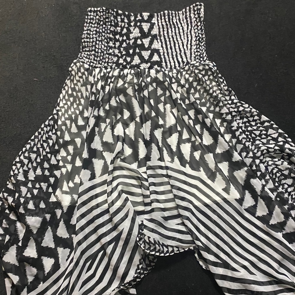 STRAPLESS SHARK-BITE MINI DRESS